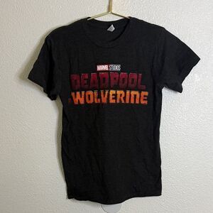 Deadpool Wolverine Black T-Shirt- Small
